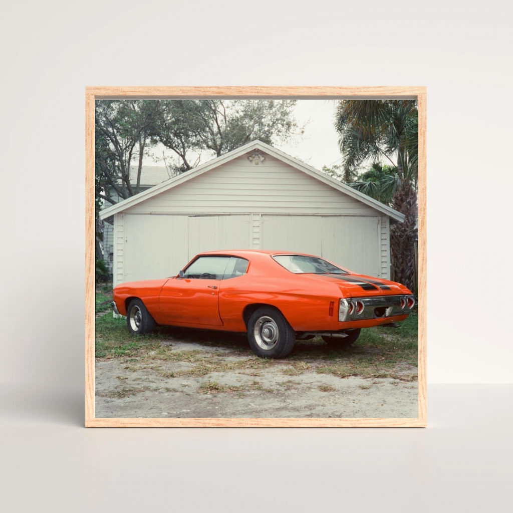 Classic Car photo taken with Ektar 100 medium format film.